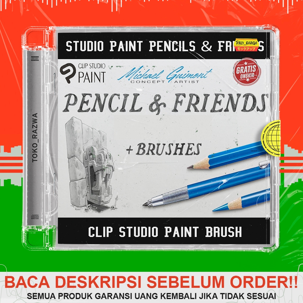 Clip Studio Paint Brush - Michael Guimont Clip Studio Paint Pencils & Friends - 260325