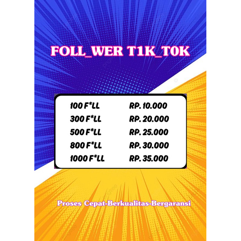 FOLLOWERS TIKTOK PERMANENT PENGIKUT UNTUK BUAT AFFILIATE