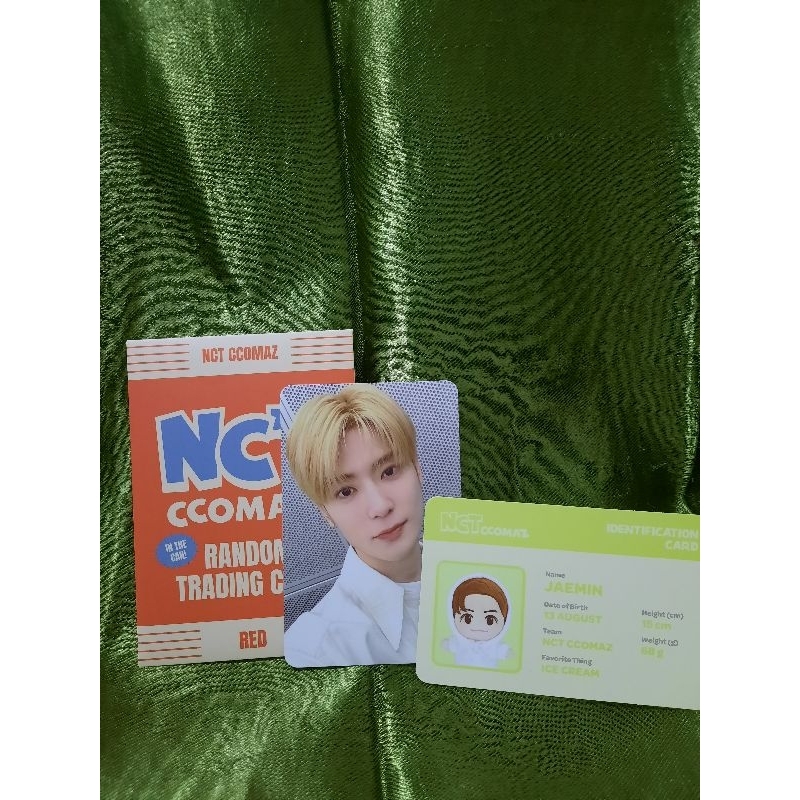 Photocard NCT CCOMAZ Red dan Blue ver Jaehyun Johnny