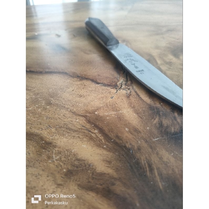 Pisau Daging Cap Garpu Fulltang Baja Asli