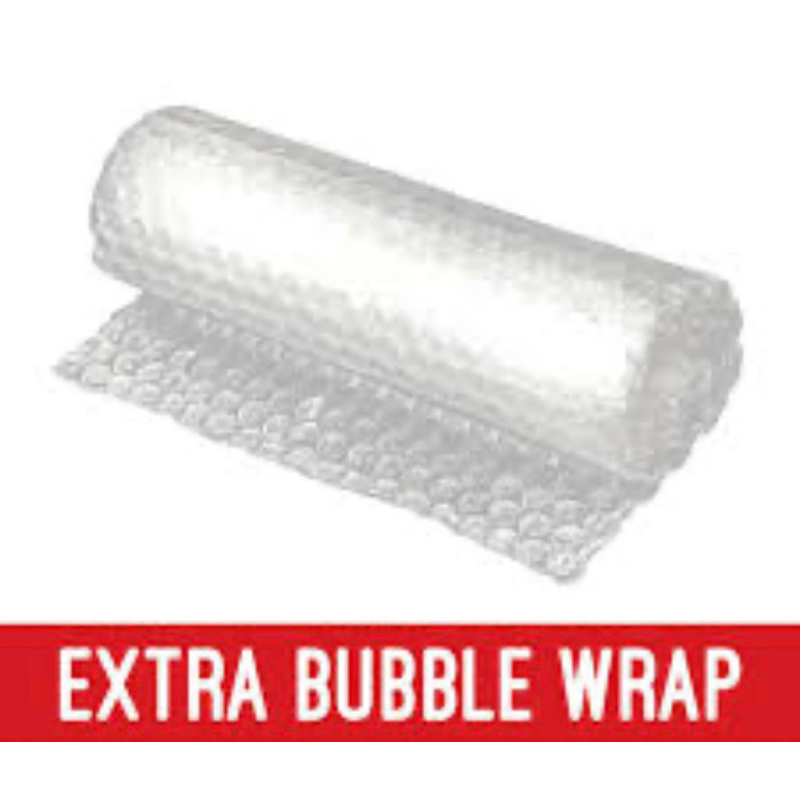 

Extra bubble wrap pengiriman luar kota wajib pakai ini