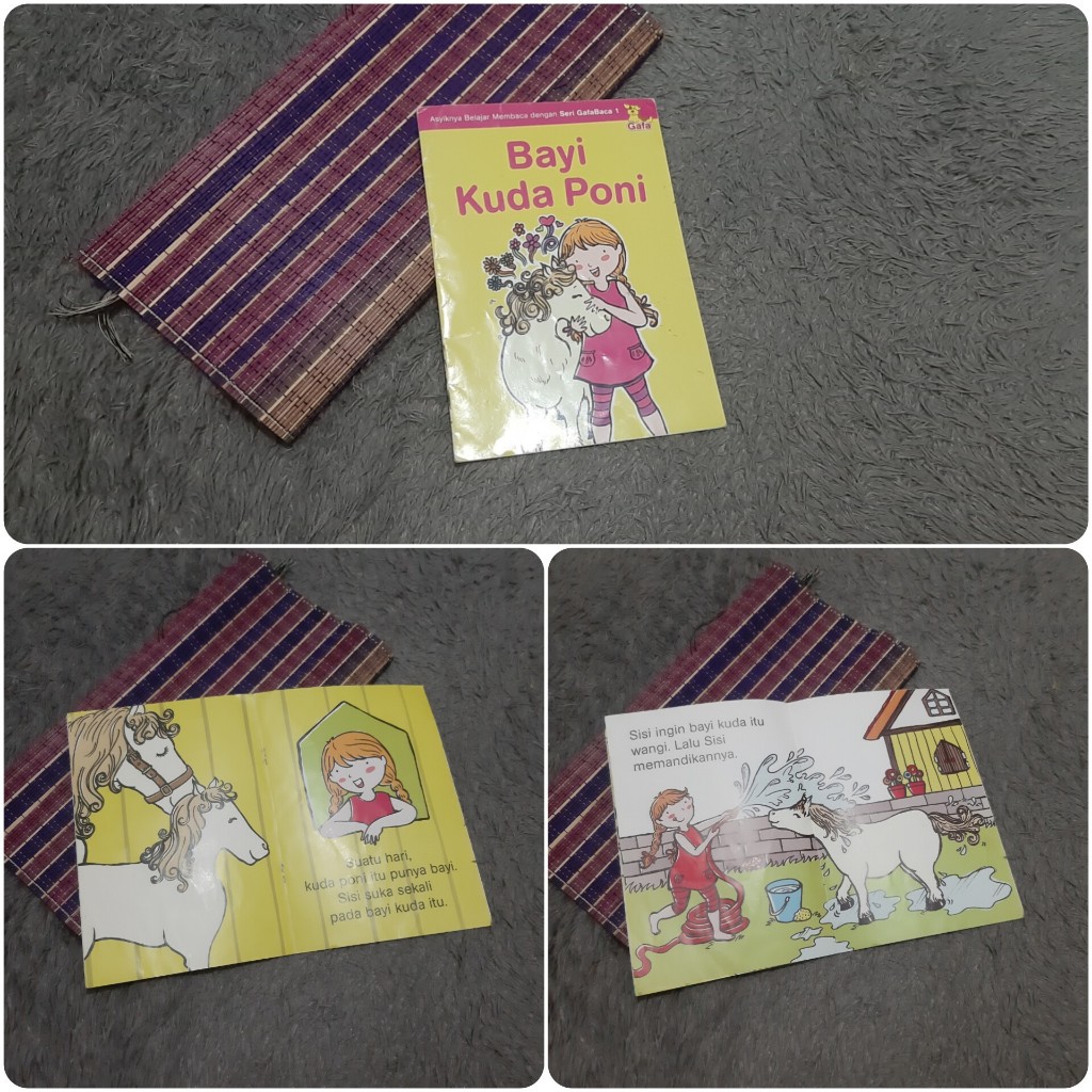 Bayi Kuda Poni Seri GafaBAca 1 buku anak bekas second preloved