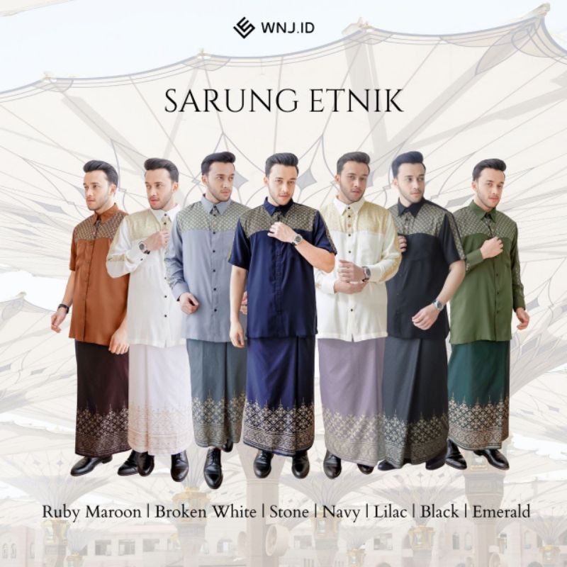 [ SARUNG ETHNIC ] By WNJ.ID Sarung remaja sarung terbaru perlengkapan sholat samarinda sarung Kalima