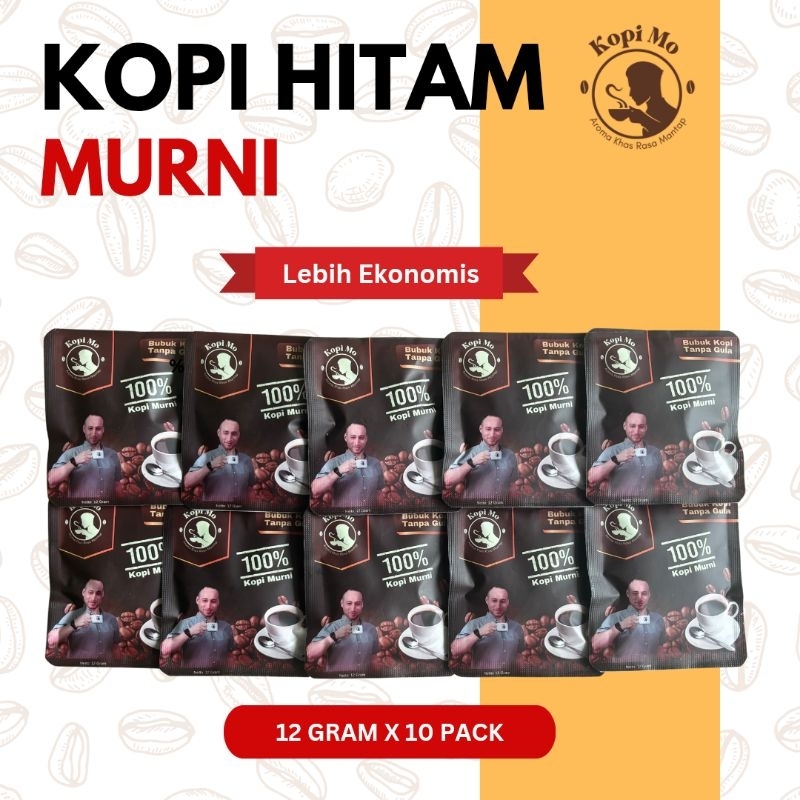 

[Kopi Murni] Kopi bubuk 12 Gram x 10 Pack | Rasa mantab | Kopi Mo