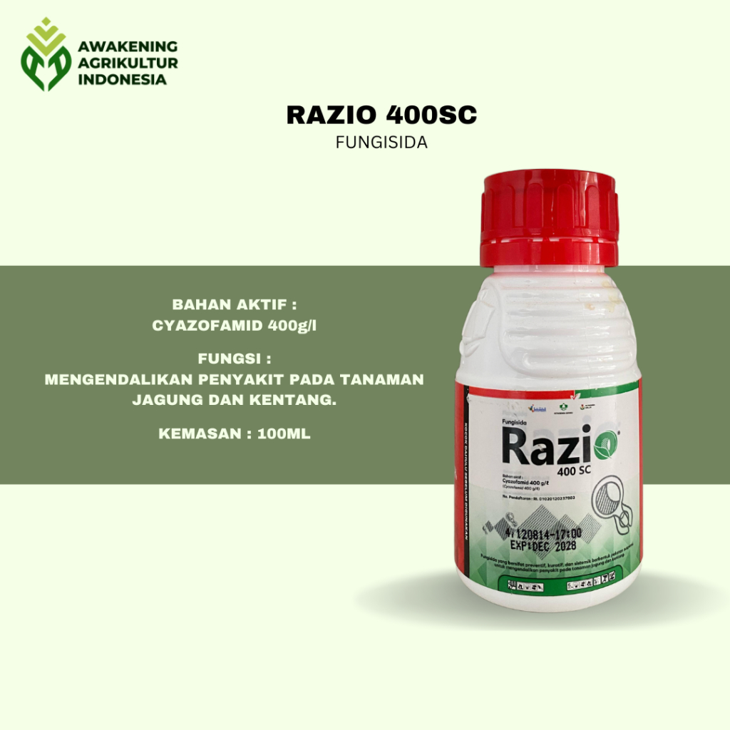 RAZIO 400SC FUNGISIDA KEMASAN 100ML