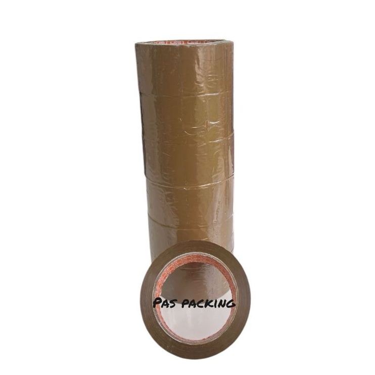 

6pcs LAKBAN coklat 45mmX90yard original berkualitas sangat lengket dan kuat