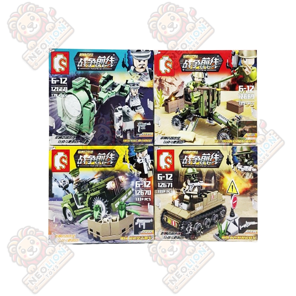 Bricks / Block Sembo Front of War Military Army 12668