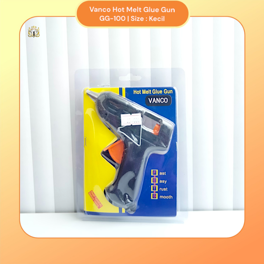 

Hot Melt Glue Gun Vanco 20 Watt / Untuk Lem Tembak / Ukuran Kecil