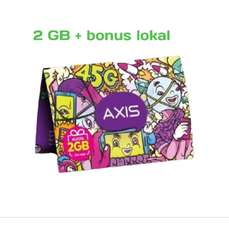 kartu paket Axis 3 GB 30 hari