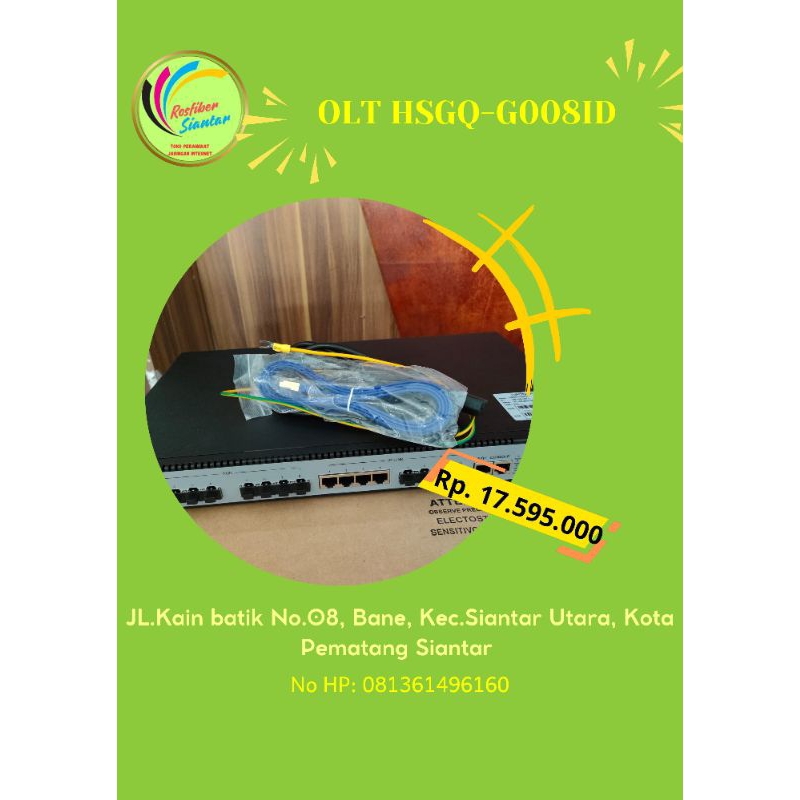 OLT GPON 8 PORT  HSGQ-G008ID