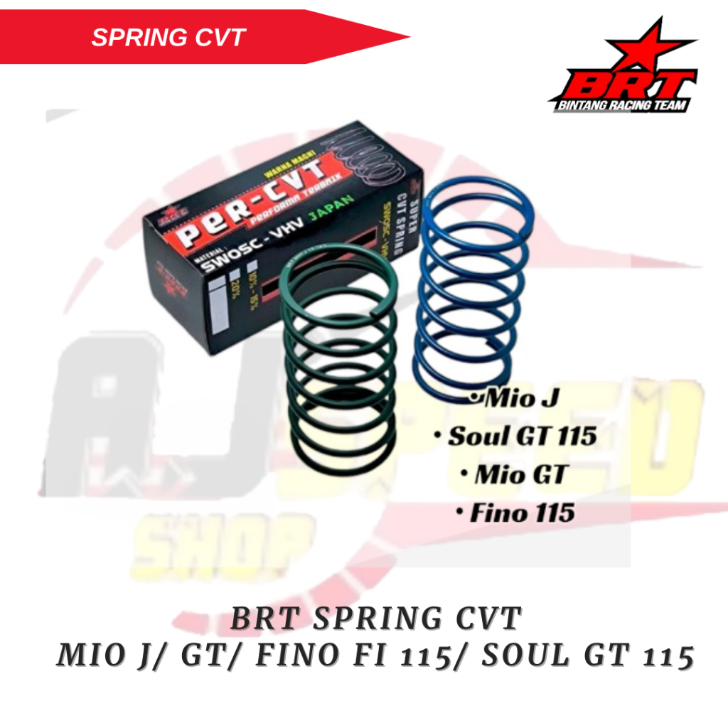 BRT Spring CVT Mio J GT Fino FI Soul GT 115 Original BRT Racing 100%