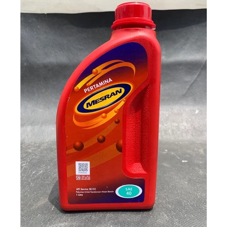 Oli Mesran SAE 40 1LT Pertamina Oil Oli Mesran SAE 40 1Liter Oli Mesin Motor Bebek 4Tak