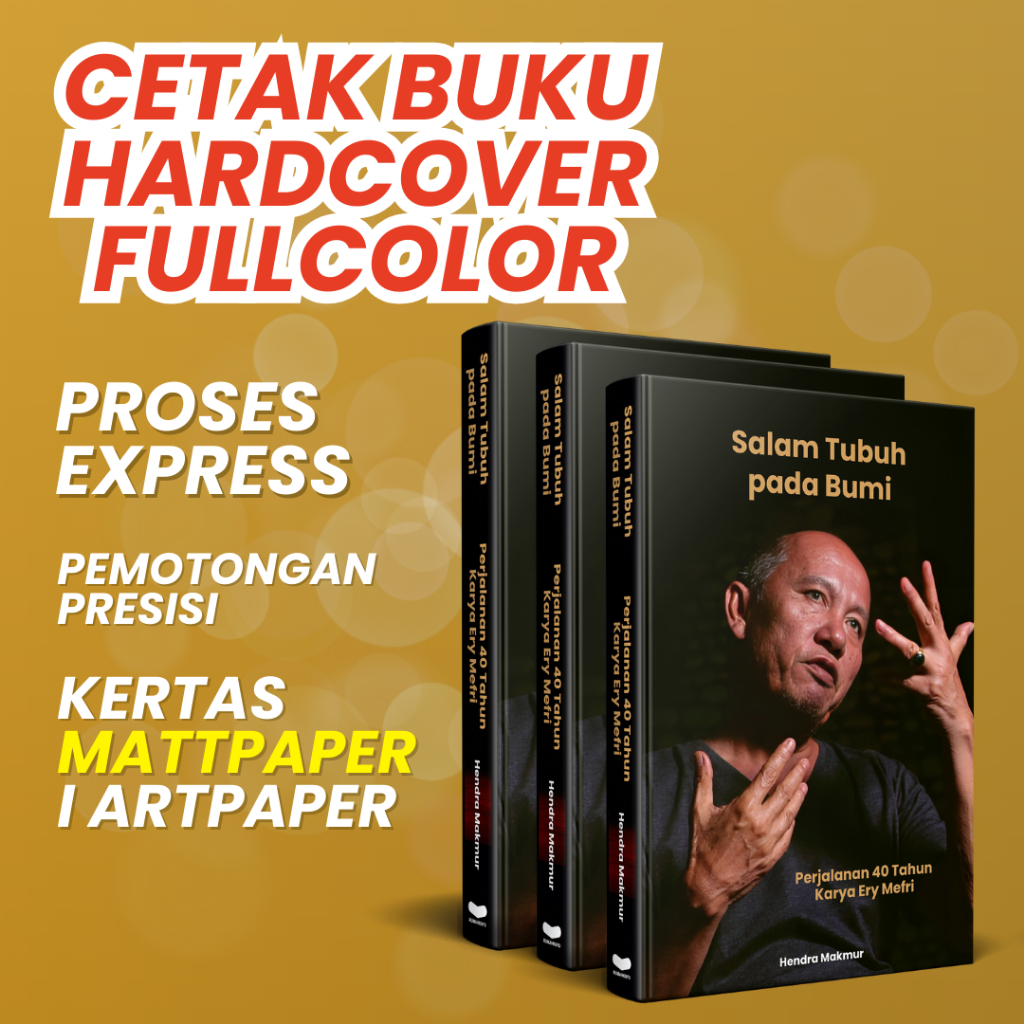 Cetak Buku HARDCOVER Ukuran A5 & A4 BOOKPAPER / ART PAPER / MATTPAPER FULL COLOR