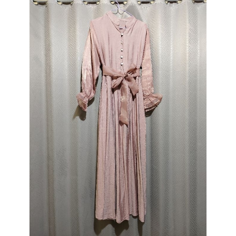 Gamis warna peach