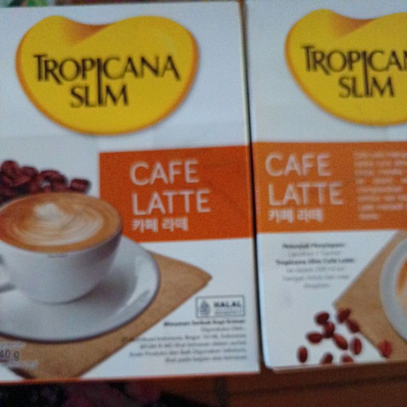 

TROPICANA SLIM KOPI CAFE LATE ISI 10 sachet exp 2027