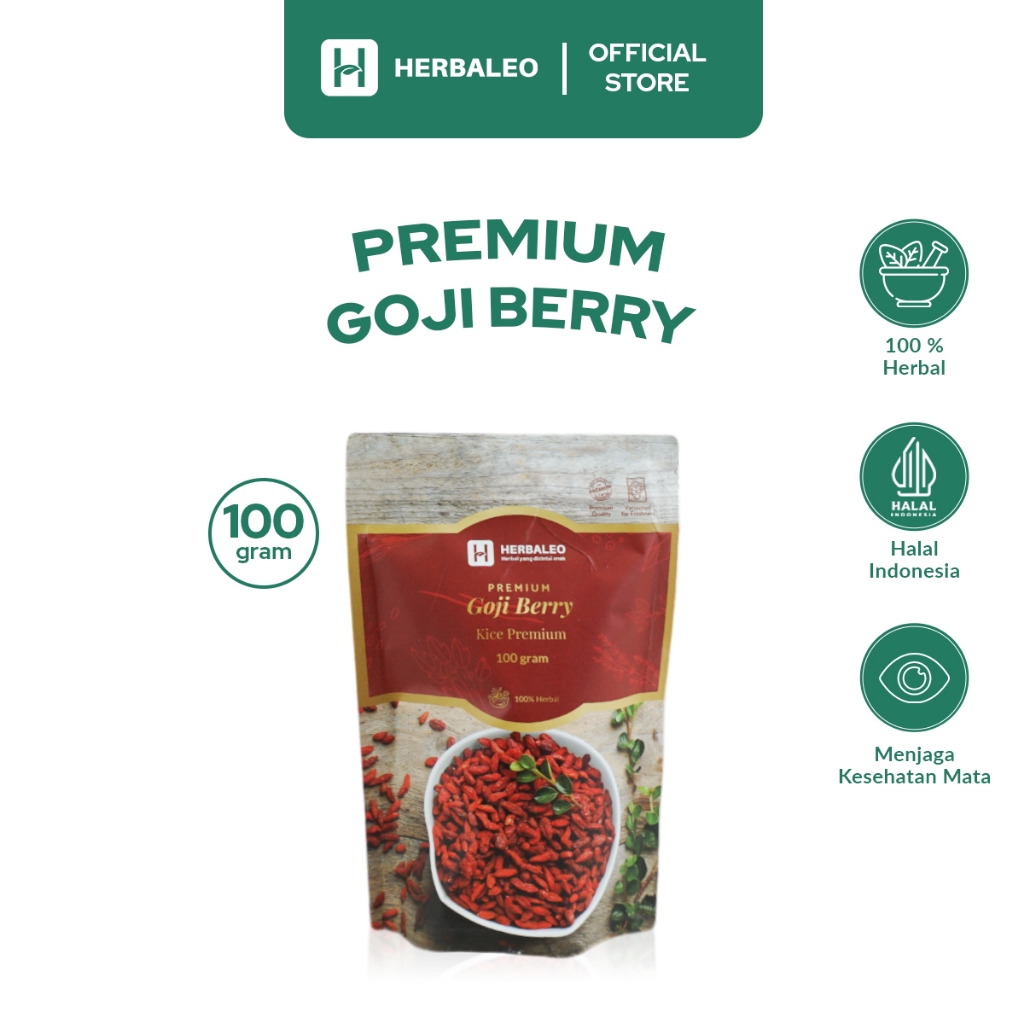 

Herbaleo Kice Premium 100 GR 100% Herbal Goji Berry Kesehatan 8997242830316