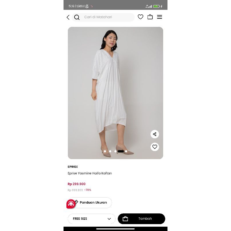 Preloved kaftan eprise