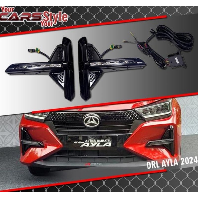 DRL AYLA 2023/ LAMPU DEPAN AYLA/ LAMPU DRL AYLA 2023/ LAMPU BUMPER AYLA