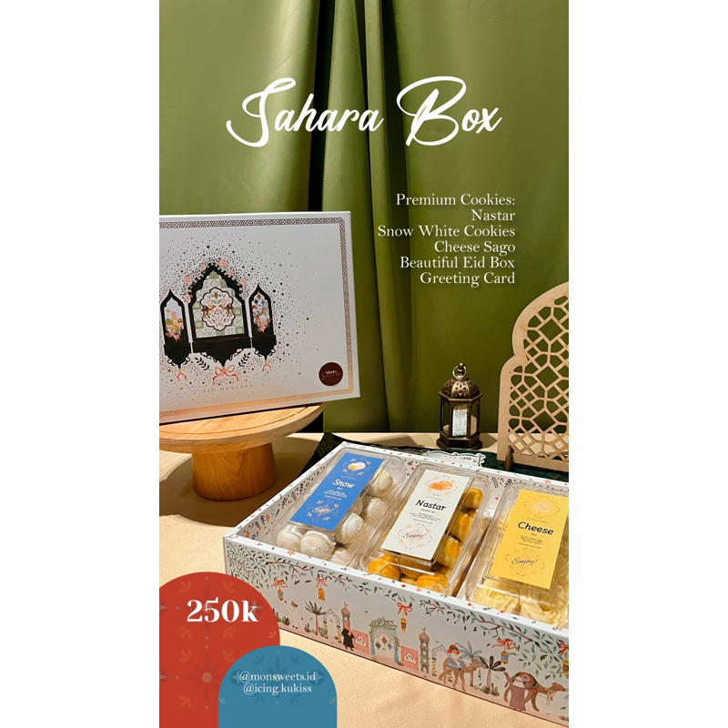 

Sahara box hampers cantik lucu lebaran eid idul fitri murah