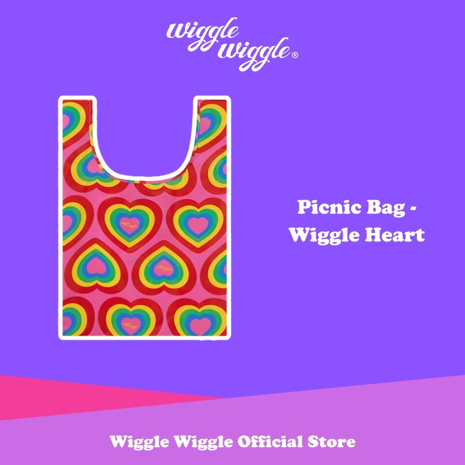 Wiggle Wiggle Picnic Bag - Wiggle Heart Tas Belanja Serbaguna