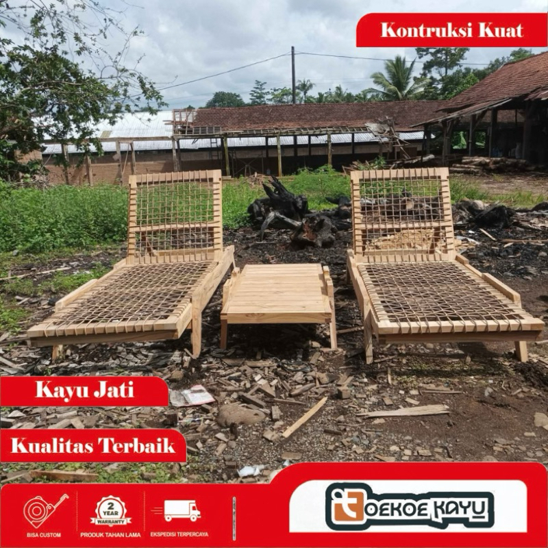 sunbed rattan, sun pool lounger, lounger pool, lounger chair, lonjer rotan, bangku kolam renang, kur