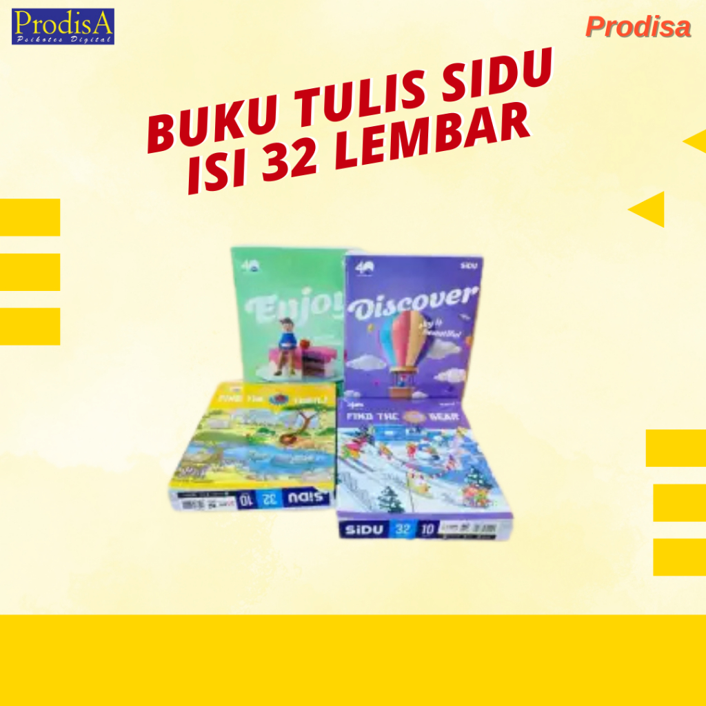 

BUKU TULIS SIDU ISI 32 LEMBAR, 38 LEMBAR DAN 58 LEMBAR