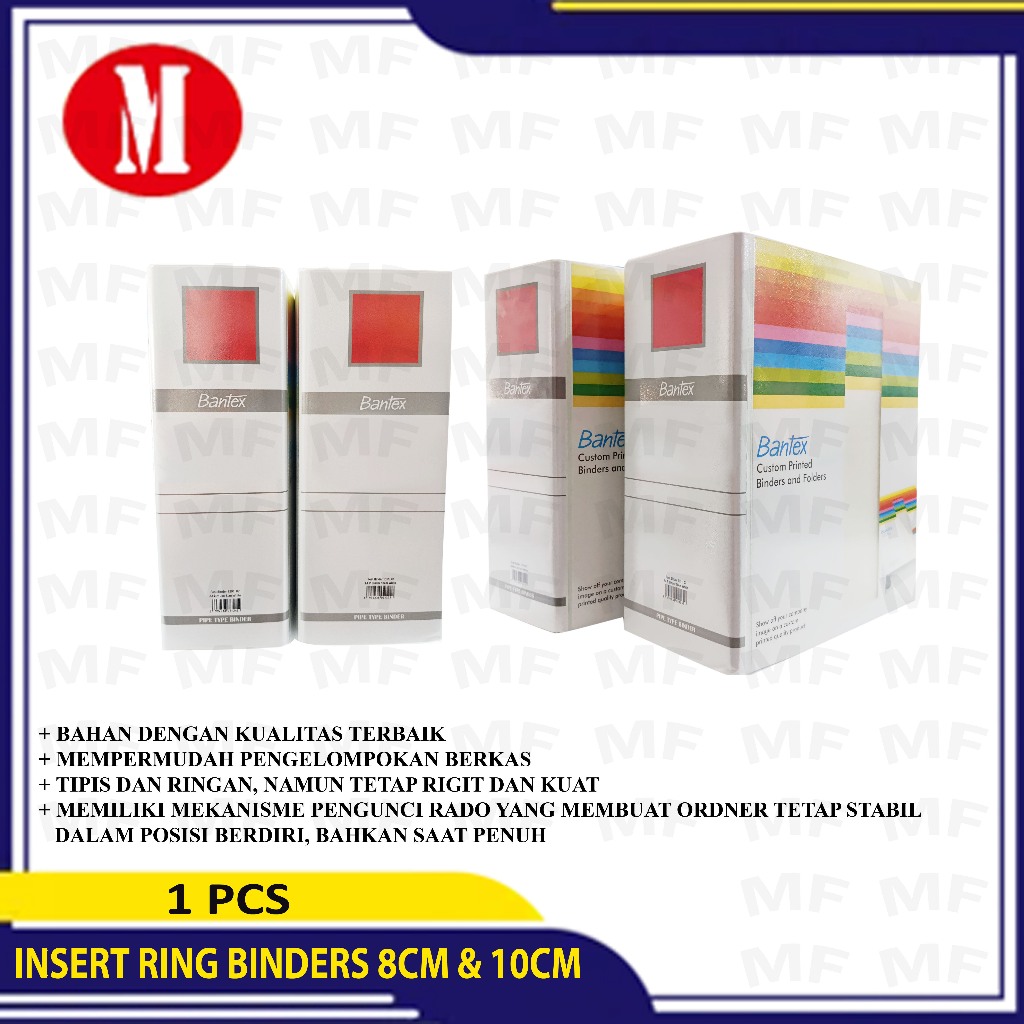 

Ordner Bantex Insert Binder A4 8cm & 10cm