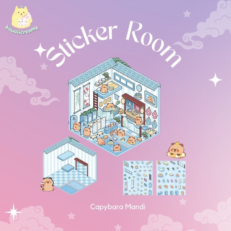 

STICKER ROOM - DIY sticker 3D dekorasi ruangan