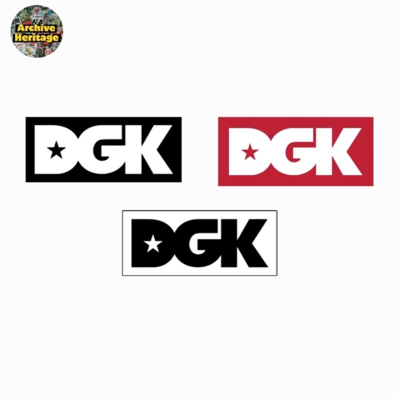

sticker Dirty Ghetto Kids DGK OG logo skateboard clothing streetwear stiker