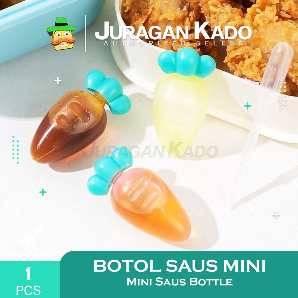 Botol Saos Bumbu Mini 1sachet isi 3pcs Portable Botol Kecap Saos Tomat Salad Dresing Wadah Botol Min