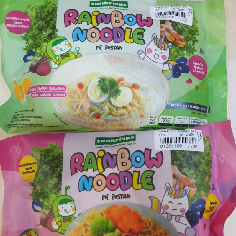

Sunskripsi Rainbow Noodle Mi instan