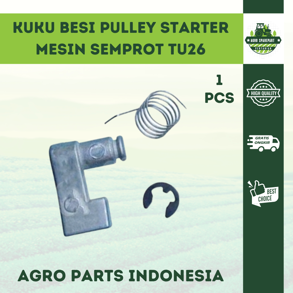 Kuku Besi Pulley Puli Stater TU26 Pawl Iron Starter Mesin Sprayer Semprot Hama 2 tak 3WZ4 777 767
