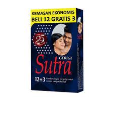 KONDOM SUTRA GERIGI 12 GRATIS 3 PCS