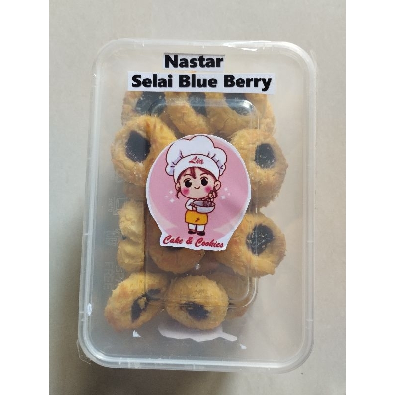 

Kue topping selai blueberry homemade