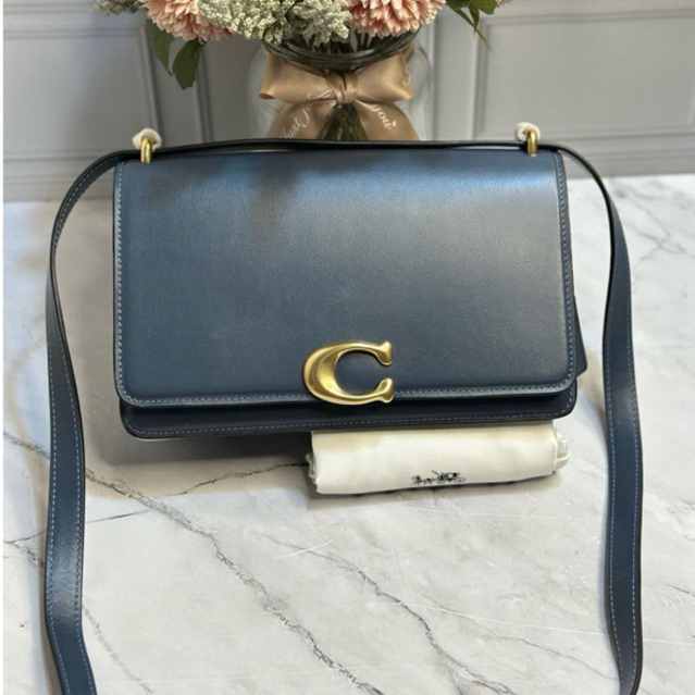 Coach bandit shoulder bag denim