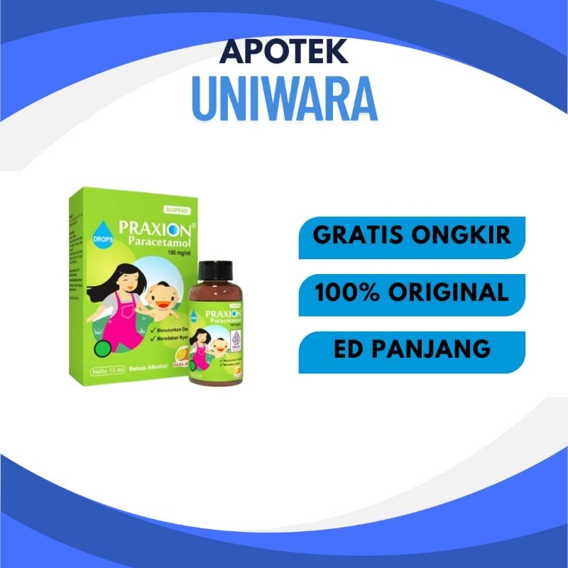 PRAXION DROP - PARACETAMOL DROP PENURUN DEMAM DAN PEREDA NYERI ANAK