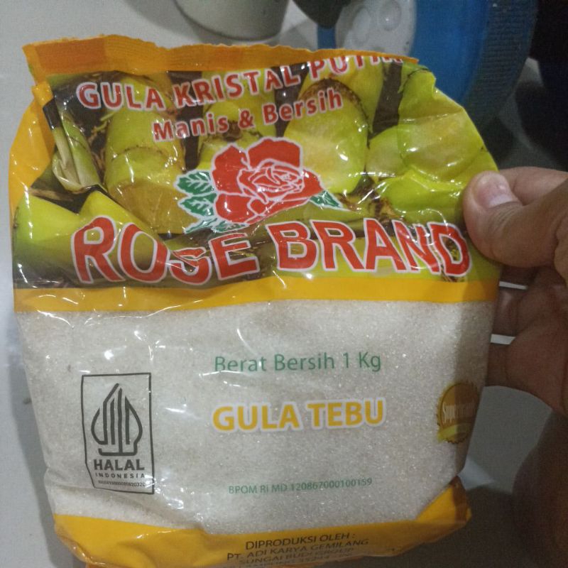 

gula kemasan rose brand 1kg