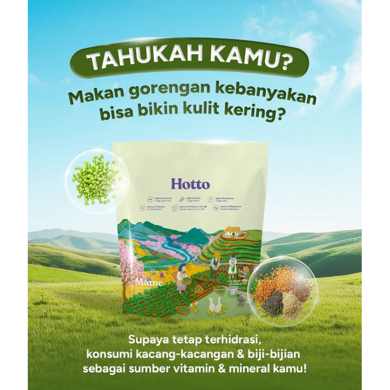 

HOTTO MAME 1 POUCH ISI 12 SACHET BPOM HALAL