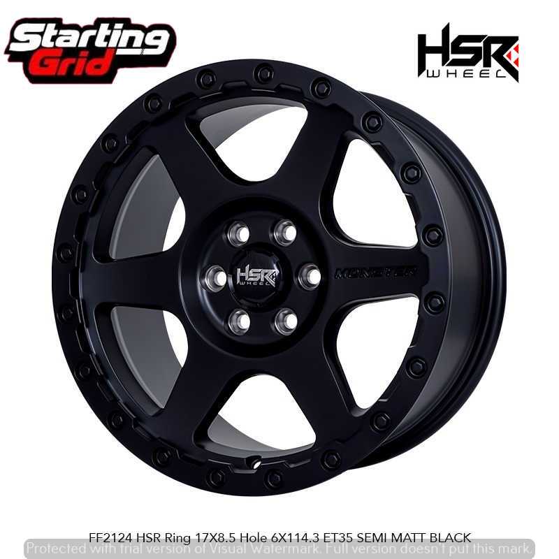 VELG MOBIL NISSAN NAVARA HSR FF2124 RING17 LEBAR 8,5 INCH MODEL PALANG