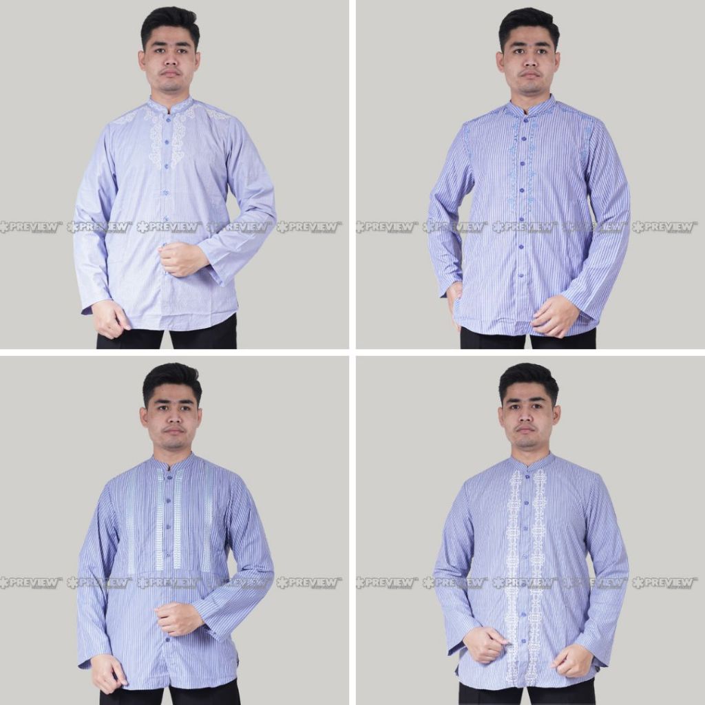 Baju Koko Preview By Itang Yunasz Lengan Panjang / Koko Preview 341