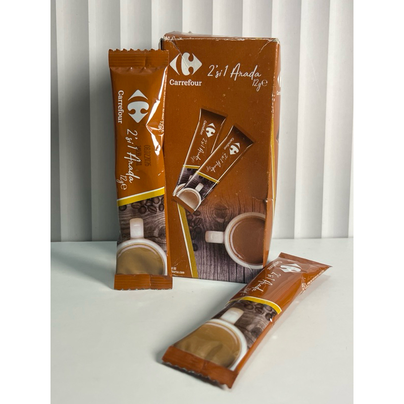 

baru!!kopi 2si1 arada carrefour isi 5pcs