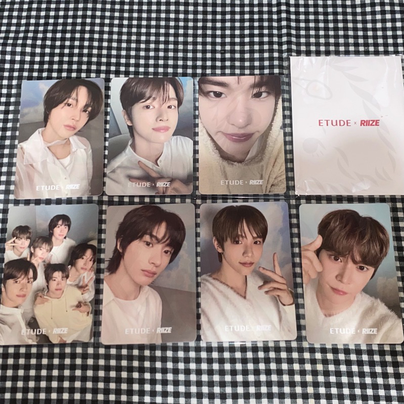 [READY KKUMA] RIIZE ETUDE Set group pc Sungchan Eunseok Wonbin Sohee Anton Shotaro Photocard