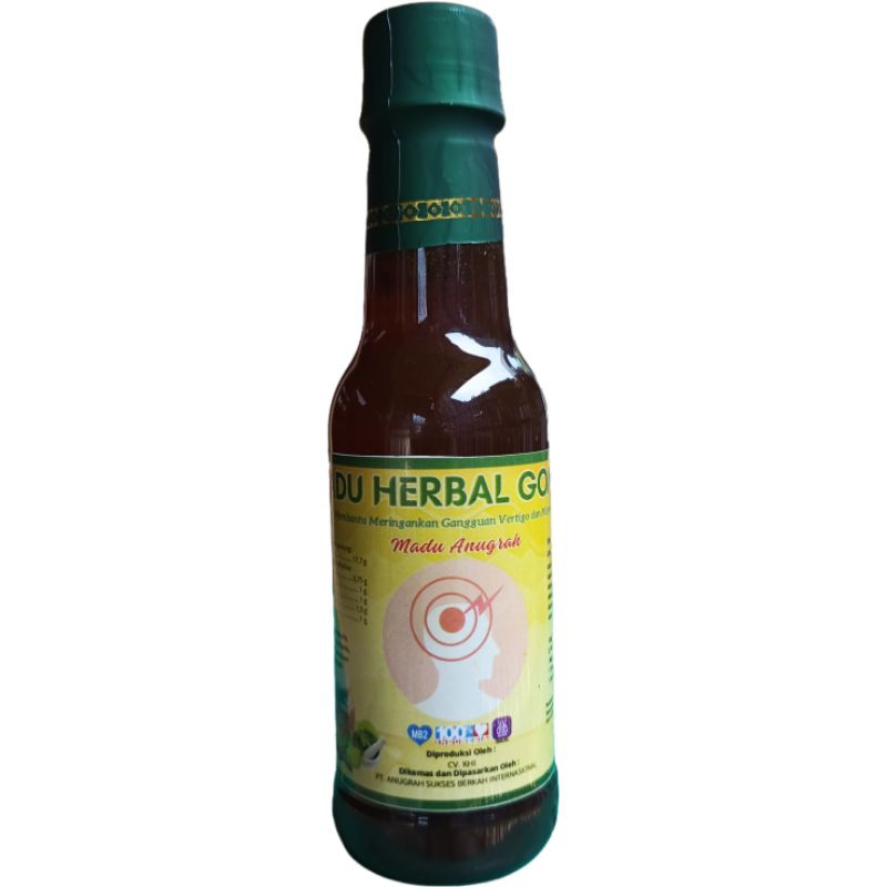 

Anugrah madu herbal gomig Mengkudu Pegagan temulawak habbatussauda kayu manis umbi dewa