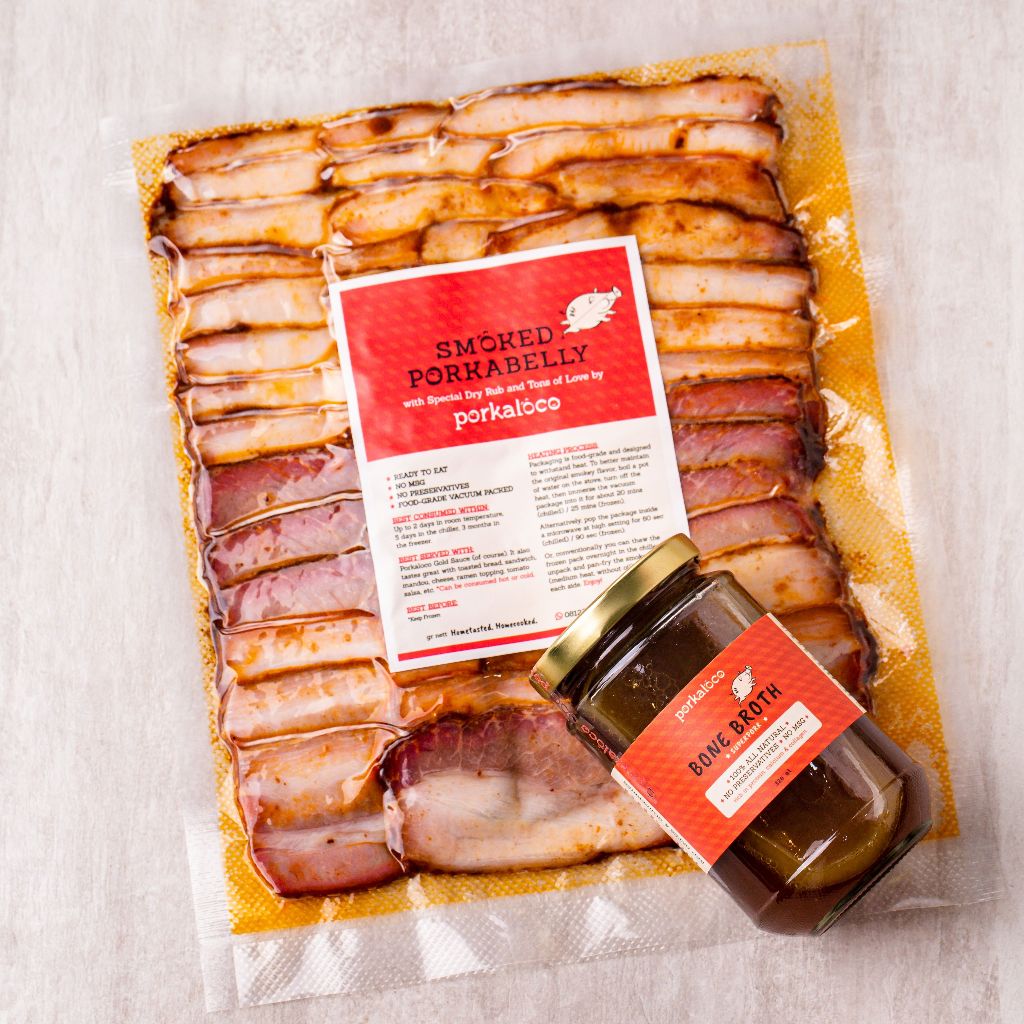 

ARTISAN SMOKED PORKABELLY (Medan No. 1 Natural Wood Smoked Pork Belly / Babi Samcan Asap - NO MSG - Since 2016)