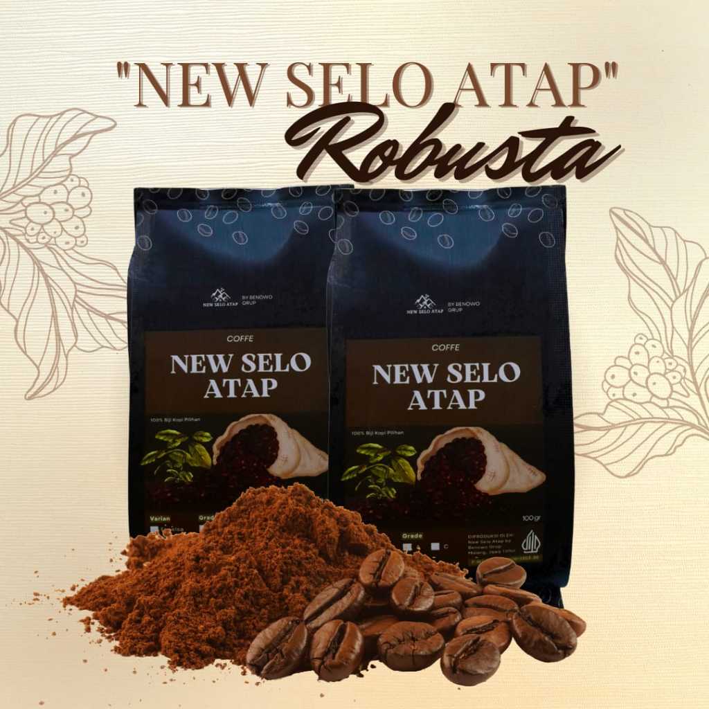 

KOPI ROBUSTA MURNI GRADE A - BUBUK HALUS - NEW SELO ATAP