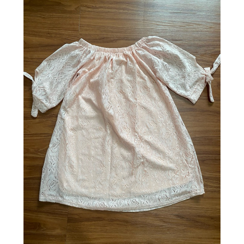 Preloved Dress Sabrina pastel pink