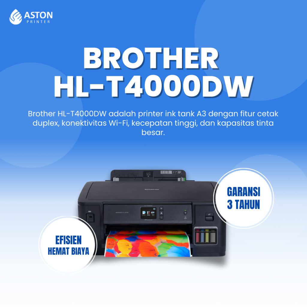 Printer Brother HL-T4000DW - Printer A3 Wireless Duplex