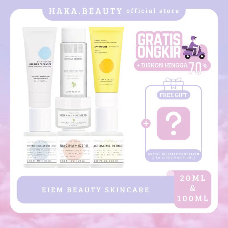SERUM EIEM BEAUTY ESSENCE PERAWATAN PENCERAH MENCERAHKAN PEMUTIH PEMBERSIH KECANTIKAN KULIT WAJAH BR