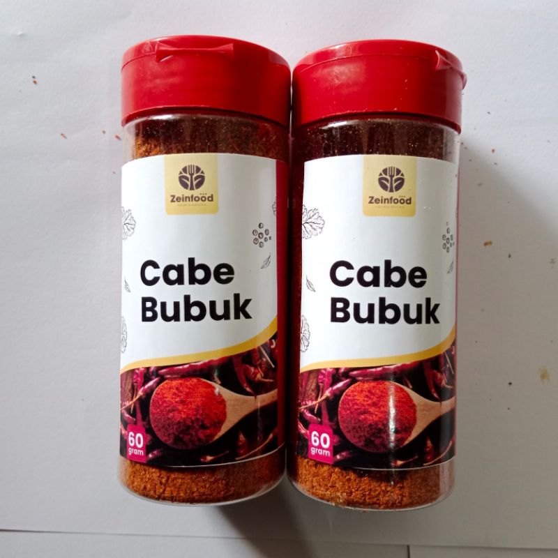 

Cabe Bubuk Zeinfood 60g Cocok Untuk Bumbu Masakan yang enak