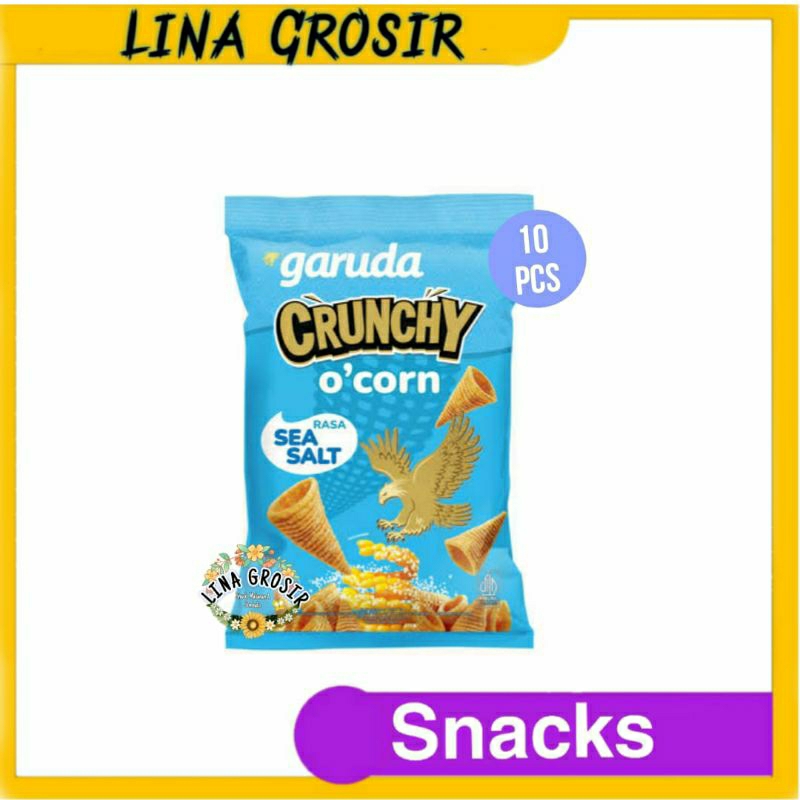 

GARUDA FOOD Crunchy O'Corn Sea Salt 17gr @ 10pcs